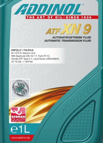 Трансмиссионное масло ADDINOL ATF XN 9 1л AD74410907 фото