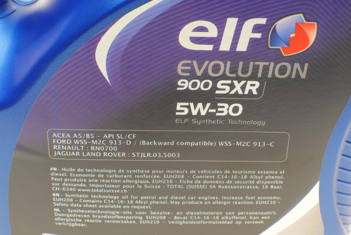 Моторна олива ELF Evolution 900 SXR 5W-30 5л ELF217558 фото