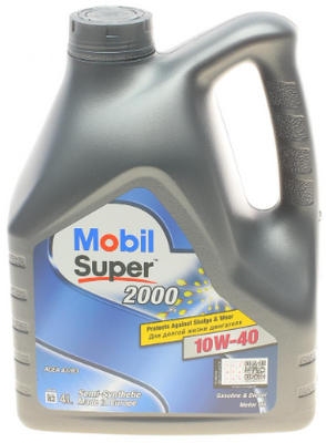 Моторное масло MOBIL Super 2000 X1 10W-40 4л MOB152568 фото