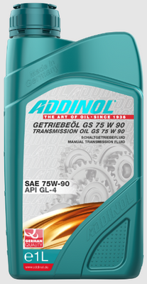 Трансмиссионное масло ADDINOL Getriebeol GS 75 W 90 1л AD74300608 фото