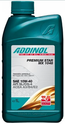 Моторное масло ADDINOL 10w40 Premium Star MX 1048 1л AD72103407 фото