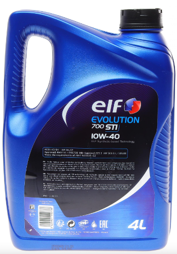 Моторна олива ELF Evolution 700 STI 10W-40 4л ELF216670 фото