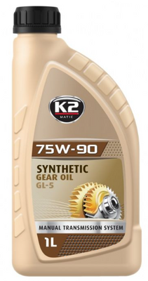 Трансмісійна олива K2 MATIC 75W-90 GL-5 1л  O5561S фото