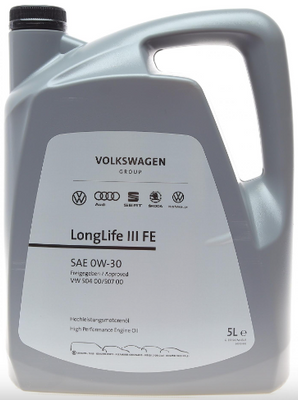 Моторна олива VW (VAG) LongLife III FE 0W30 5л GS55545M4 фото