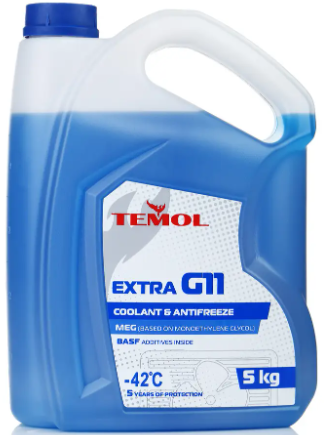 Антифриз TEMOL EXTRA G11 -42C (синій) 5кг TEMG11B05 фото