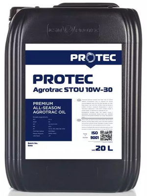 Тракторна олива PROTEC Agrotrac STOU 10W-30 20л  PROTSTOU20 фото