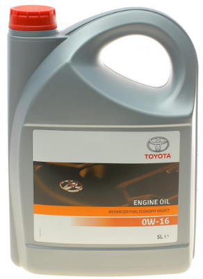 Моторное масло Toyota 0W-16 Motor Oil Advanced Fuel Economy Select 5л  08880-83889 фото