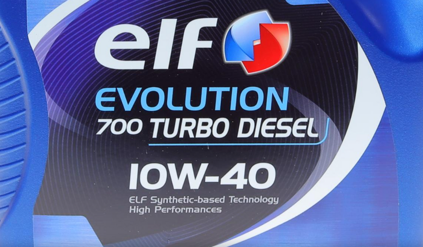 Моторна олива ELF Evolution 700 TURBO DIESEL 10W-40 5л ELF216672 фото