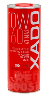 Моторна олива XADO Atomic Oil 10W-60 4Т MA 1л XA20128 фото