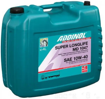 Моторное масло ADDINOL 10w40 Super Longlife MD 1047 20л AD72212063 фото