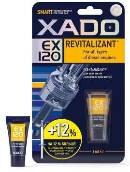 Присадка для дизельних двигунів XADO Revitalizant EX120 XA10334 9мл  XA10334 фото