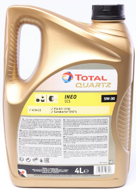 Моторное масло TOTAL QUARTZ INEO ECS 5W30 4л 213685 фото