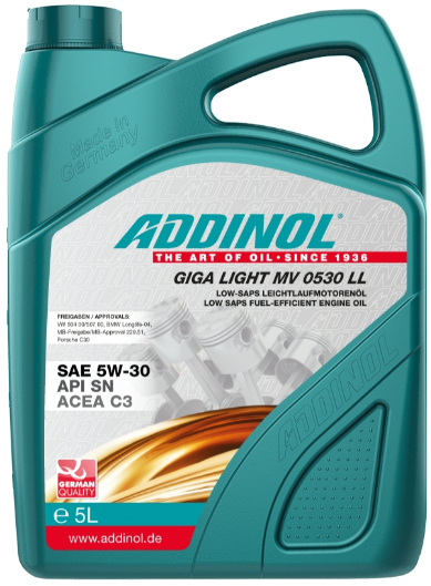 Моторна олива ADDINOL 5w30 Giga Light MV 0530 LL 5л AD72098681 фото