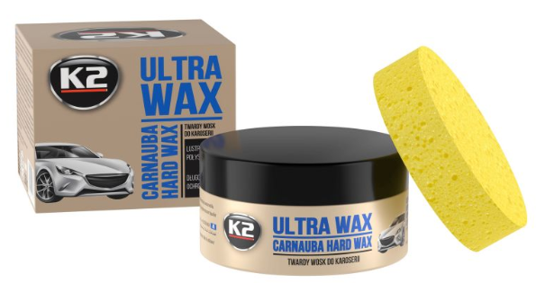 Воскова паста з губкою K2 ULTRA WAX (K073) 250 гр  K073 фото