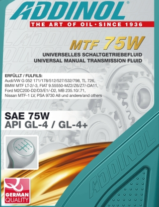 Трансмісійна олива ADDINOL Multi Transmission Fluid 75W 1л AD74202107 фото