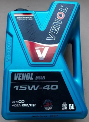 Моторное масло VENOL 15W40 DIESEL 5л VEN1540D05 фото