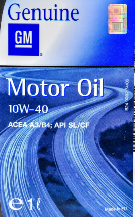 Моторна олива General Motors 10W-40 1л GM1942043 фото