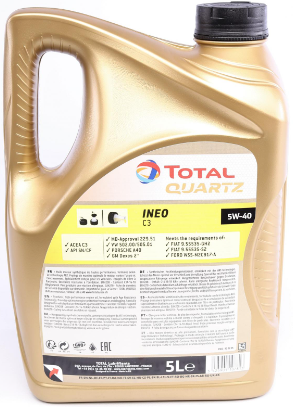 Моторное масло Total Quartz Ineo C3 5W-40 5л 213790 фото
