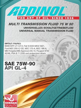 Трансмісійна олива ADDINOL Multi Transmission Fluid 75W-90 1л AD74202607 фото