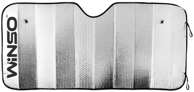 Шторка сонцезахисна передня Winso 150800, срібна 150800 фото