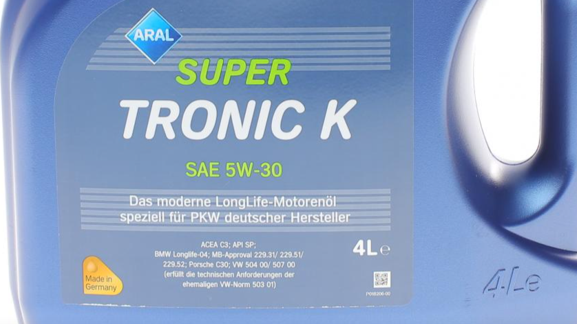 Моторна олива ARAL SuperTronic K 5W-30 4л AR018F11 фото