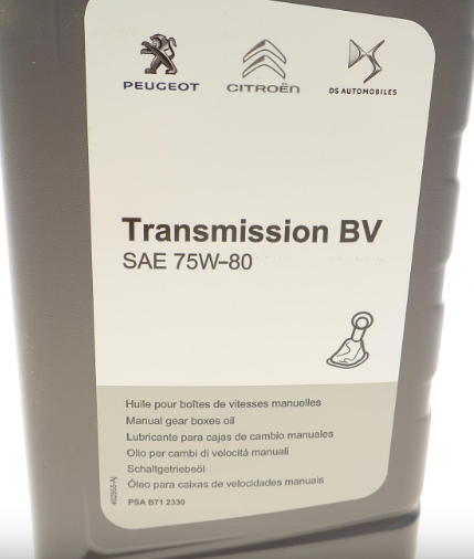 Трансмиссионное масло PSA Transmission BV 75W-80 (1615100080) 1л 1615100080 фото