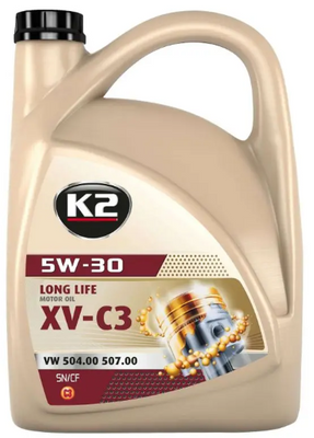 Моторна олива K2 5W-30 LONG LIFE XV-C3 5л  O1485E фото