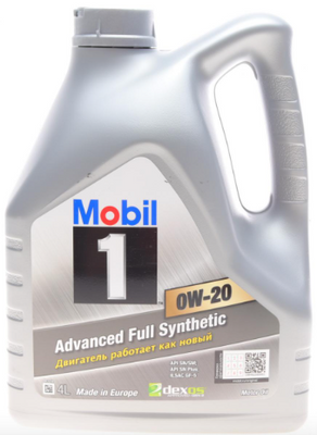 Моторна олива Mobil 1 0W-20 Advanced Fuel Economy 4л MOB152559 фото