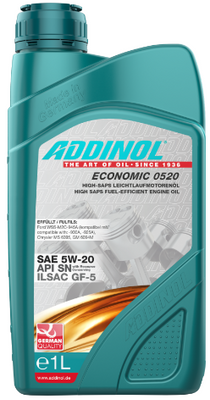 Моторна олива ADDINOL 5w20 Economic 0520 1л AD72097607 фото