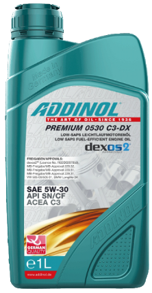 Моторна олива ADDINOL 5w30 Premium 0530 C3-DX 1л AD72213107 фото